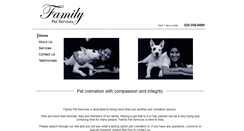 Desktop Screenshot of familypetservices.org